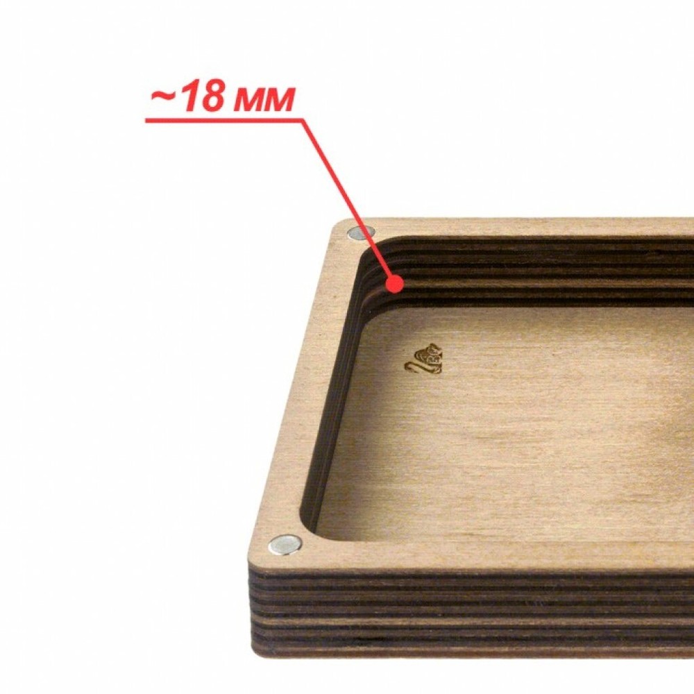 Plywood Needlework Box + 22 spools Needlework Organizer Thread/Floss organizer