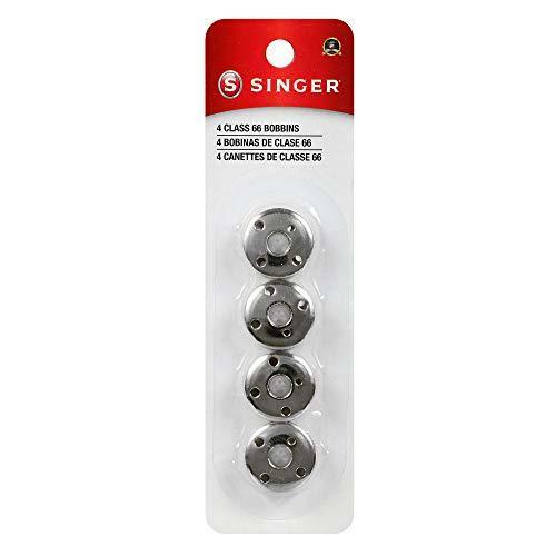 SINGER 2139 Class 66 Bobbins, Metal, 4-Count