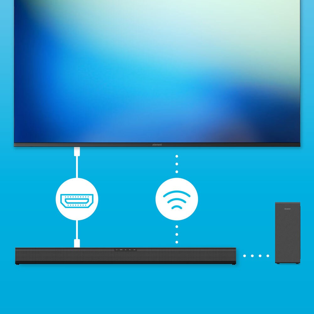 Element Electronics ESBAE21 2.1 Sound Bar & Subwoofer