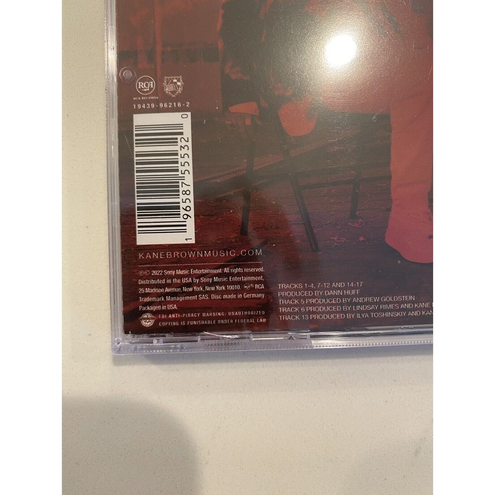 KANE BROWN SIGNED DIFFERENT MAN CD AUTOGRAPHED