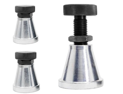 2/4 PCS Adjustable Screw Jack Post Machinist Jack Screw Stand Size Range 2 PCS