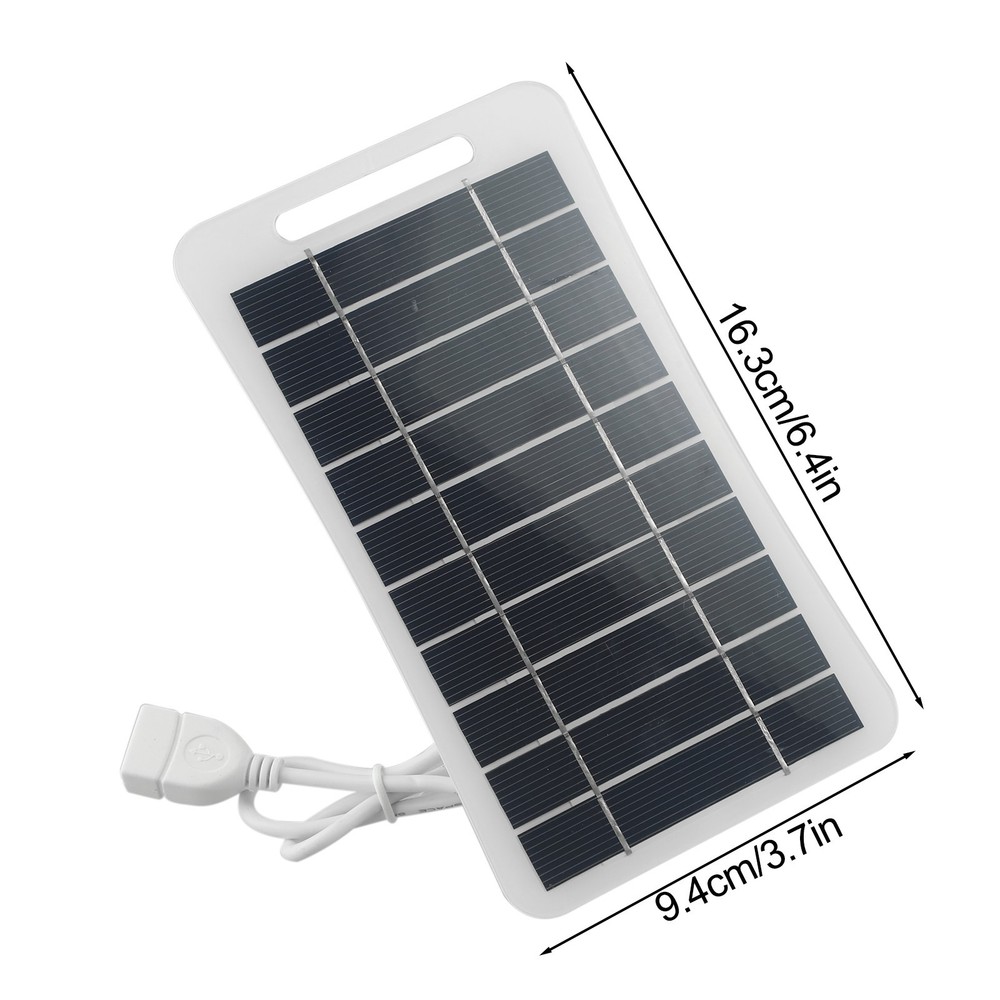 High Conversion Rate Solar Panel for Outdoor Mobile Phone Charging 5W 5V