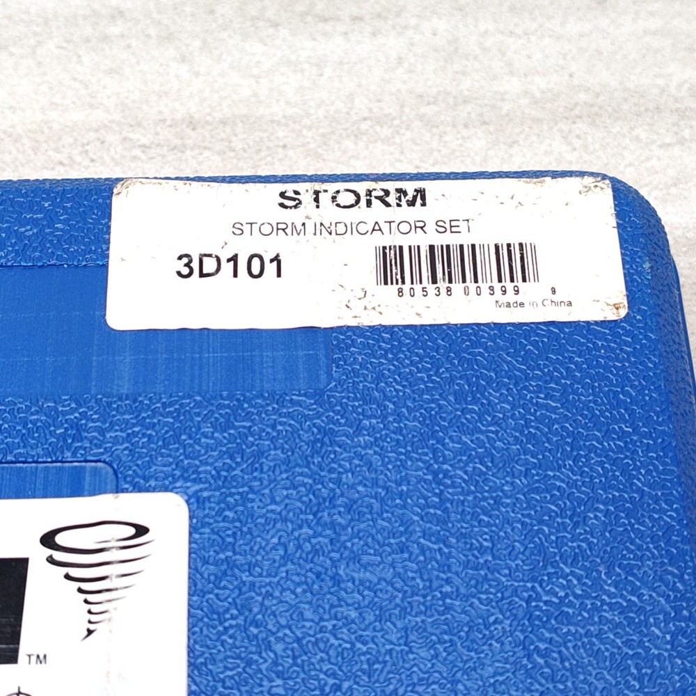 Central Storm 3D101 Dial Indicator & Magnetic Base Set w/ Case