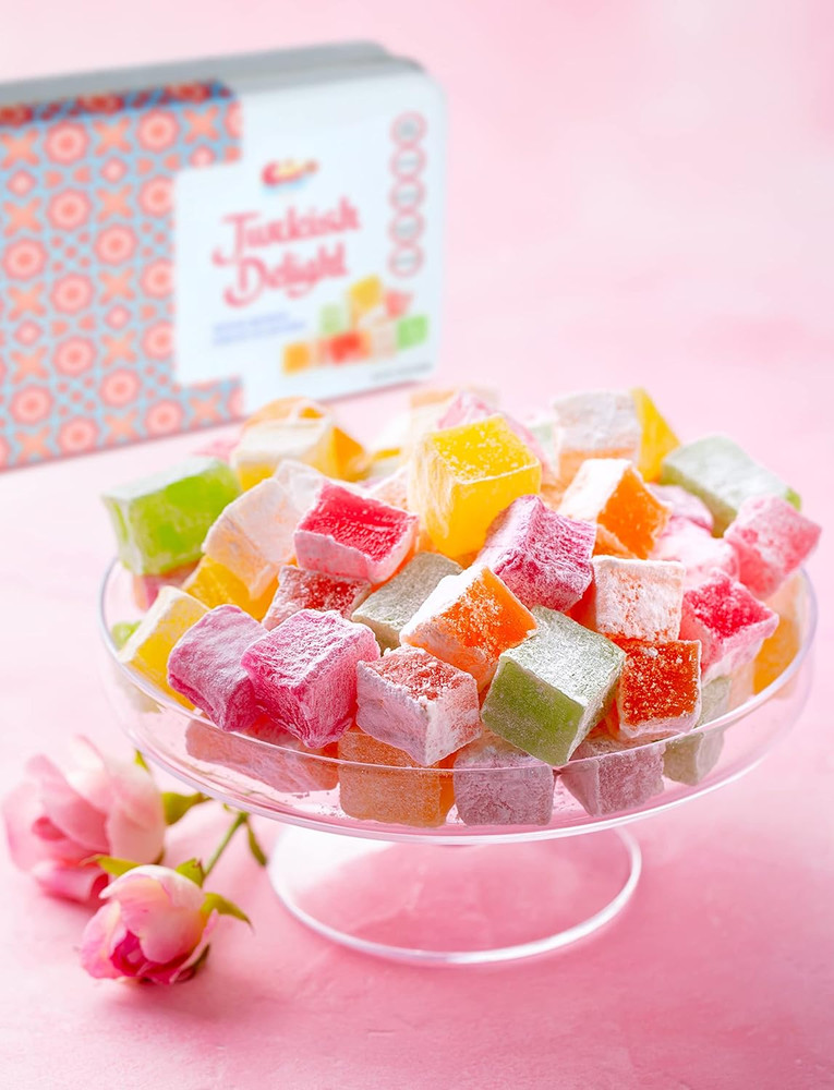 , Turkish Delight with Assorted Fruit Flavors (30 Oz) Gift Box for Everyone