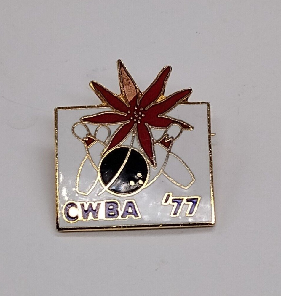 CWBA '77 Bowling Lapel Pin