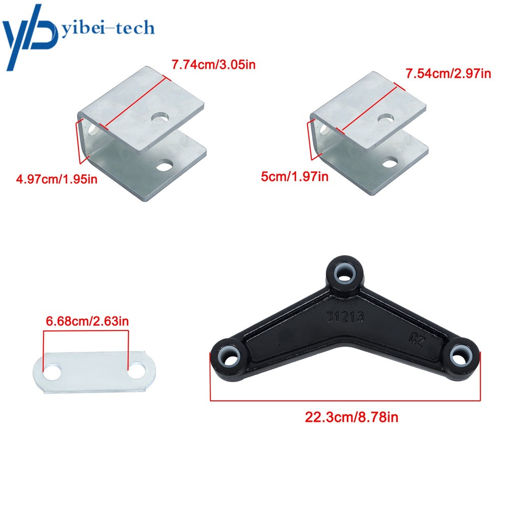 Trailer Leaf Spring Hanger Kit For Double Eye Springs 2000-7000 lbs Tandem Axle