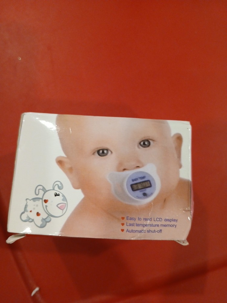 Baby Pacifier Thermometer Color Pink