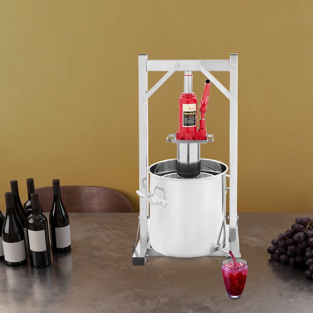 Fruit Wine Press, Hydraulic Jack Press Extractor, Manual Wine Press Machine Kit