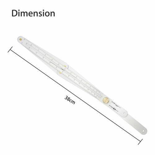 Protractor Square Corner Angle Finder Ceiling Artifact Tool Aluminum Alloy Ruler