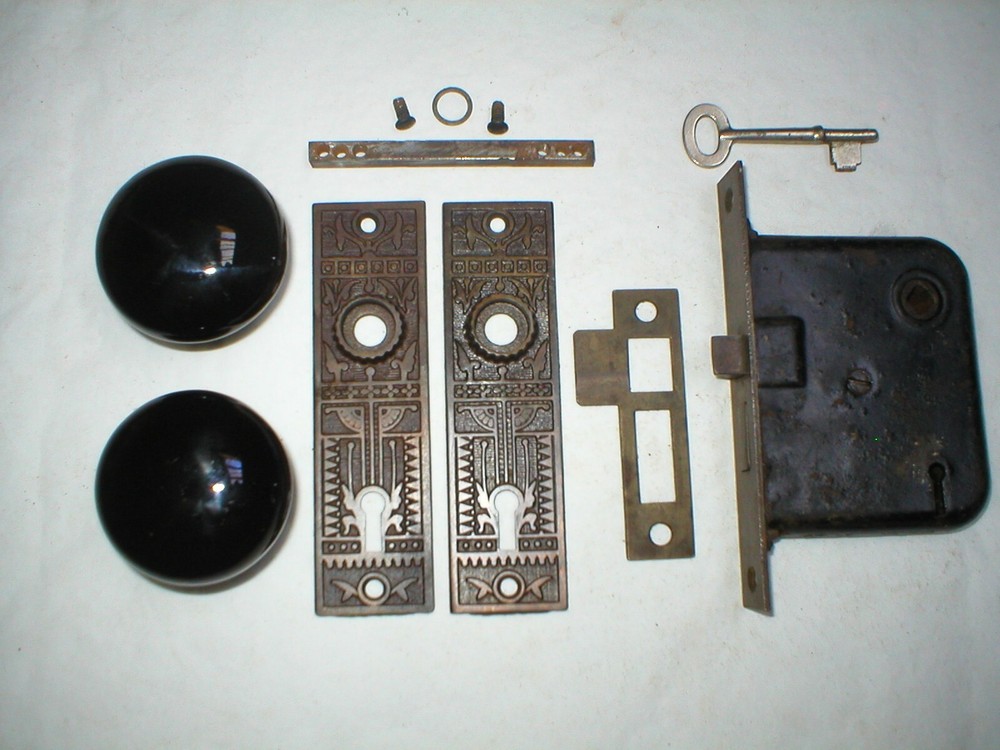 Antique Victorian Era Door Hardware