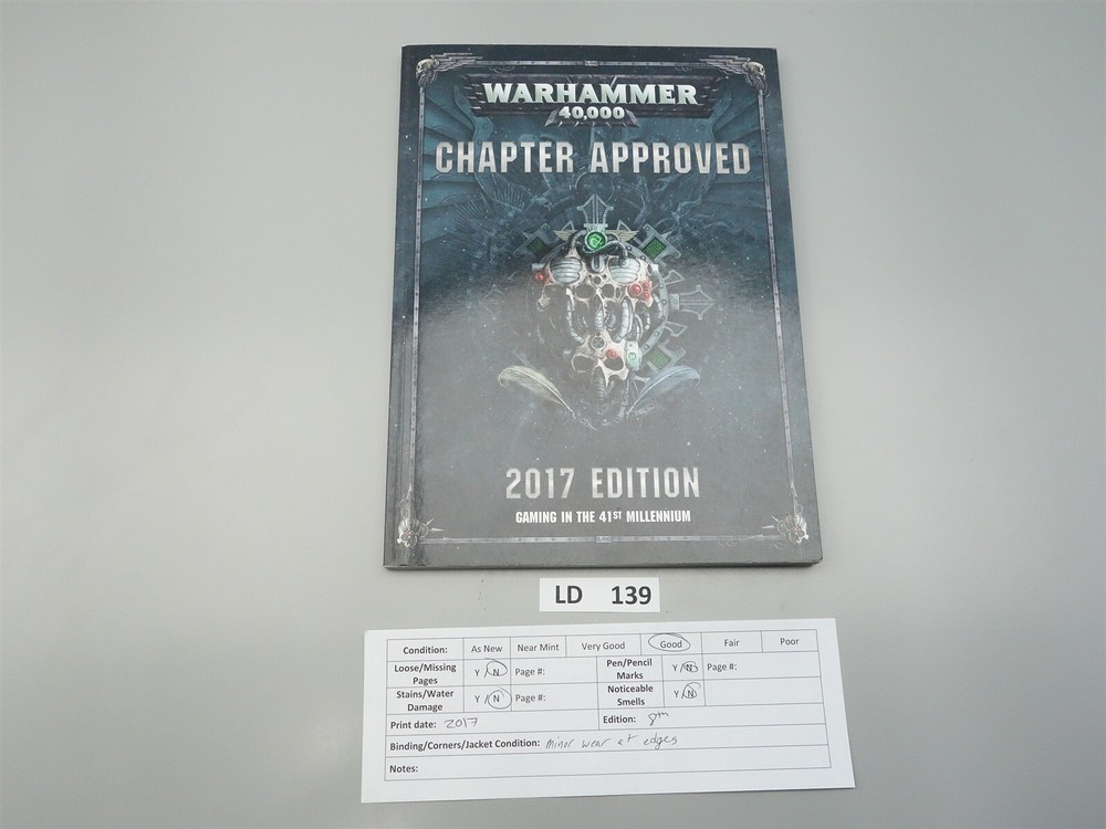 Warhammer 40K: Chapter Approved 2017 Edition