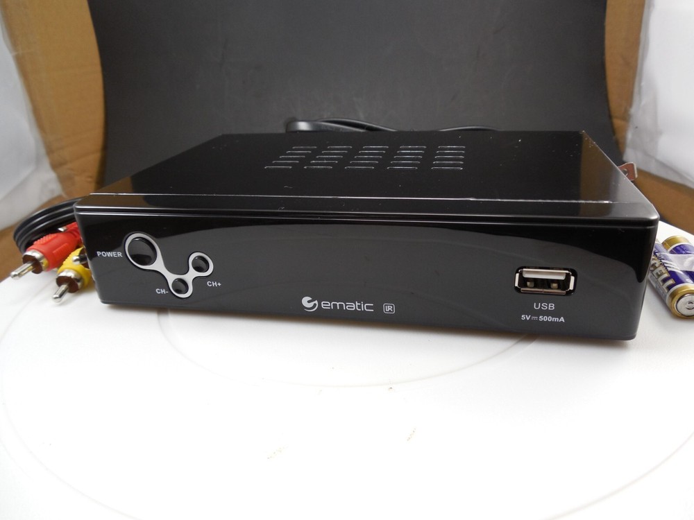 Ematic Digital TV Converter Box & Remote/record programs!