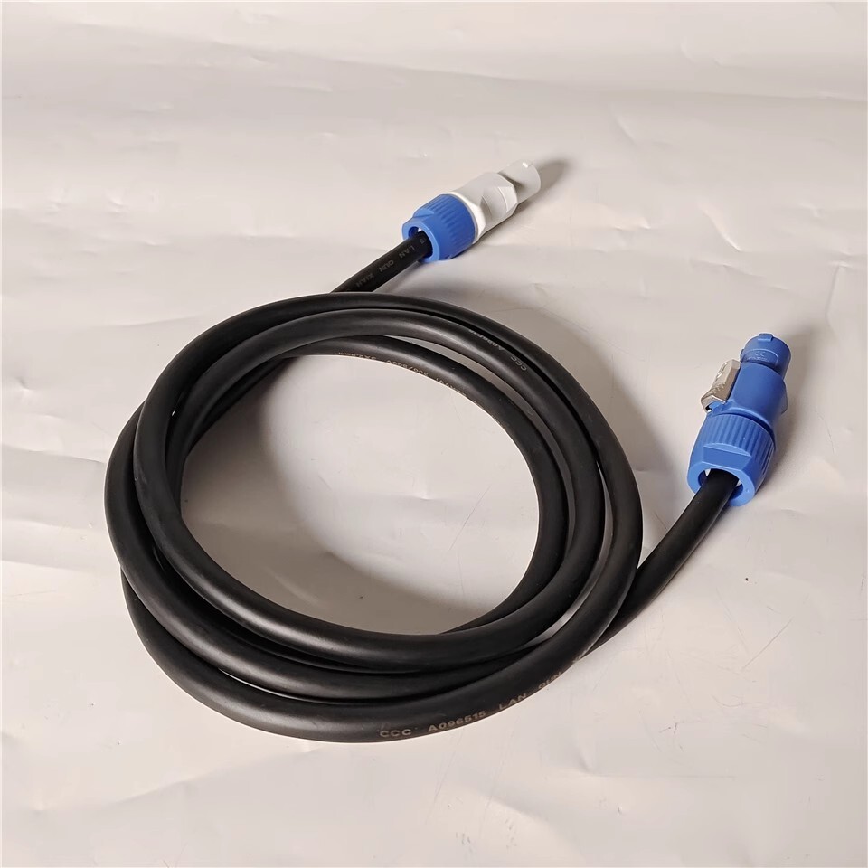 10pc/3*2.5mm 2meter powercon connector power extention cable for stage lighting