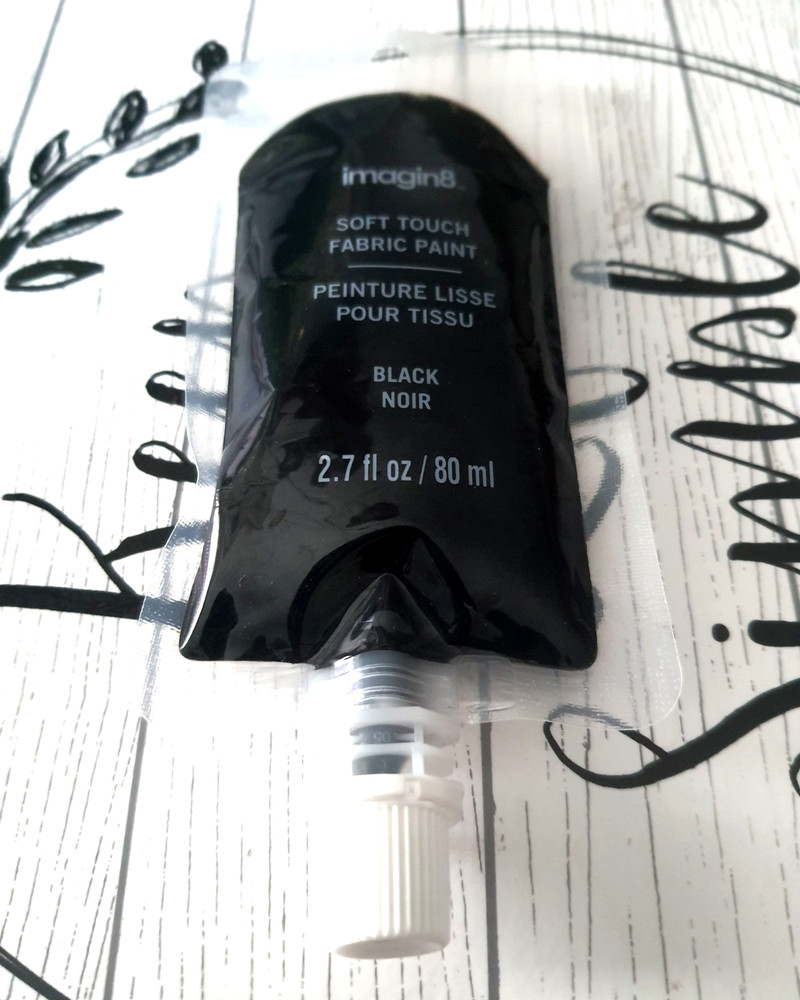Soft Touch Fabric Paint Imagin8 2.7oz Black DIY Projects