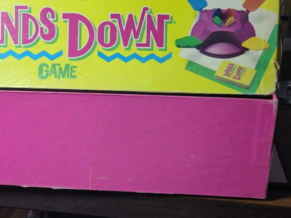 Vintage 1987 Hands Down Milton Bradley Game