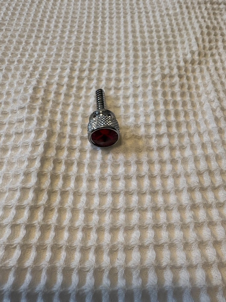 Freightliner Red Jewel Dash Screw Chrome