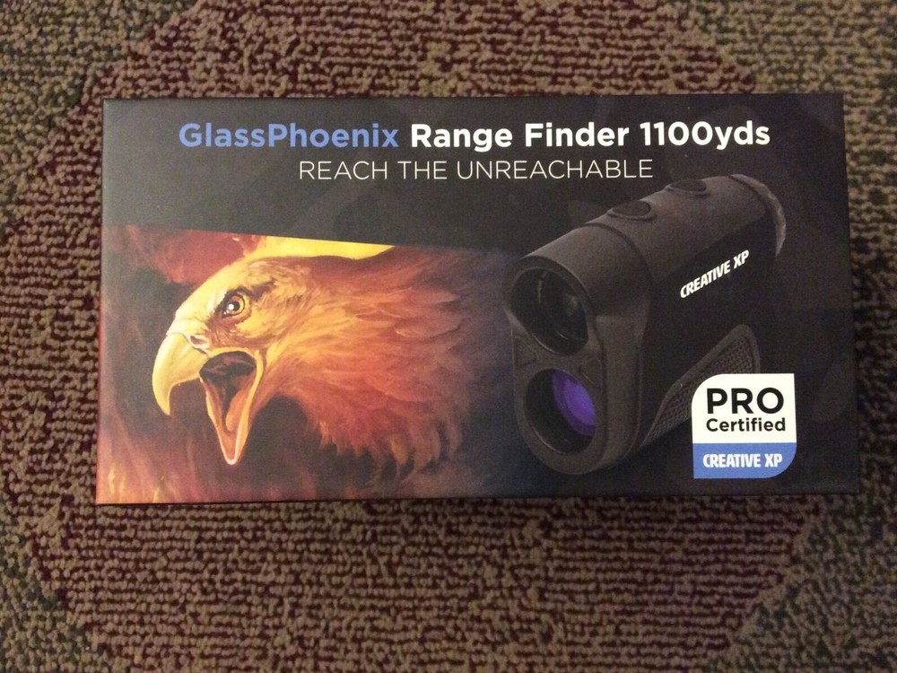 Creative XP Glass Phoenix Range Finder 1100 Yds, New
