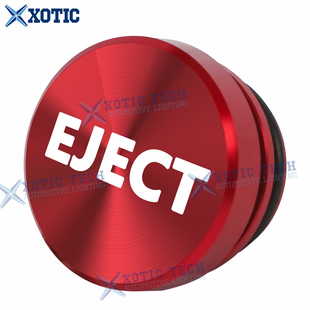 Universal Interior Aluminum Alloy Eject Button Cigarette Lighter Switch Decor