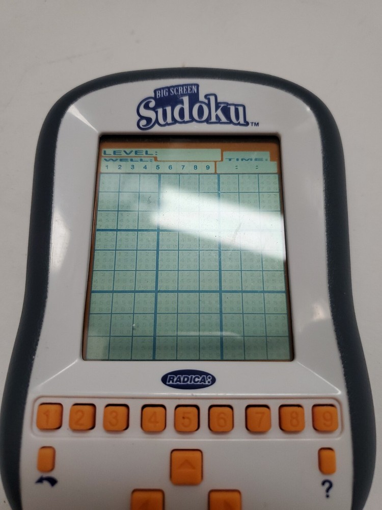 Radica Sudoku Electronic Game Big Screen Hand Held