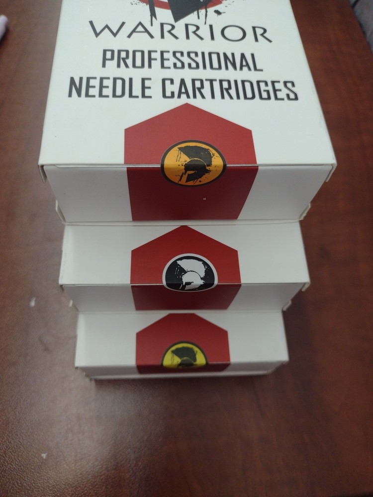 Warrior Professional Needle Cartridges 20pcs, Bundle (3 Packs)