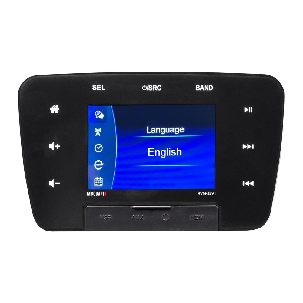 MB Quart RVM-35V1 160W 3.5 Inch Touchscreen Multimedia Bluetooth Source Unit
