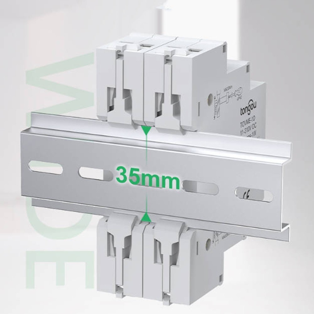 Efficient Voltage Meter for Din Rails LED Display Range from 11 310 Volts
