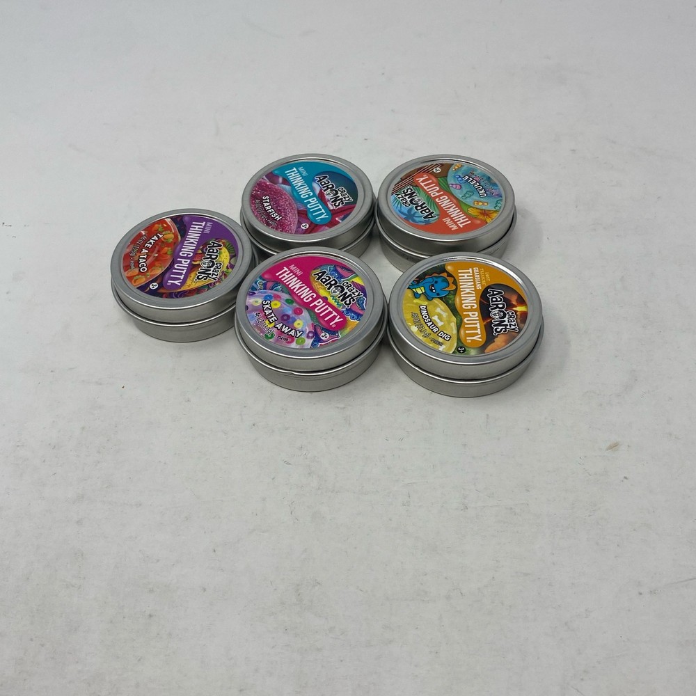 Thinking Putty Mini Tins 5-Pack Assorted (.47oz)