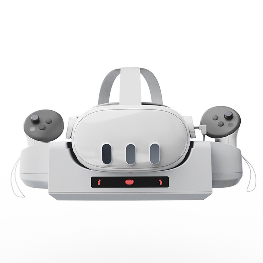 Charging Dock Holder Station Stand for Quest 3 VR Headset Glasses & Controllers