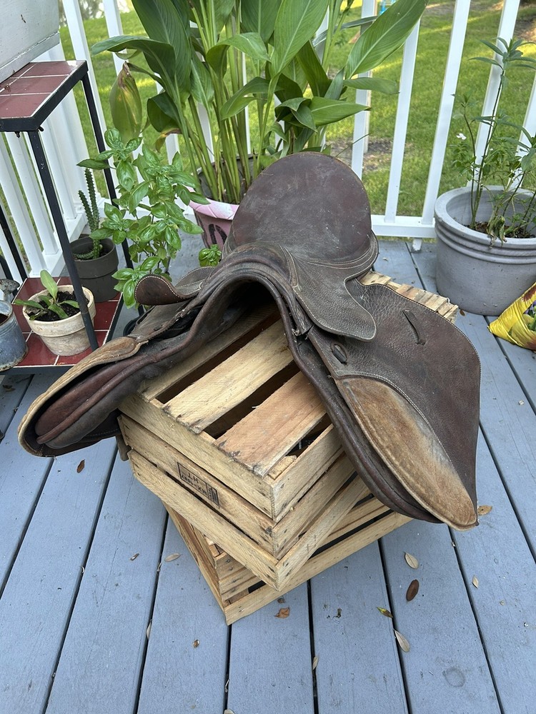 Vintage English Leather Saddles