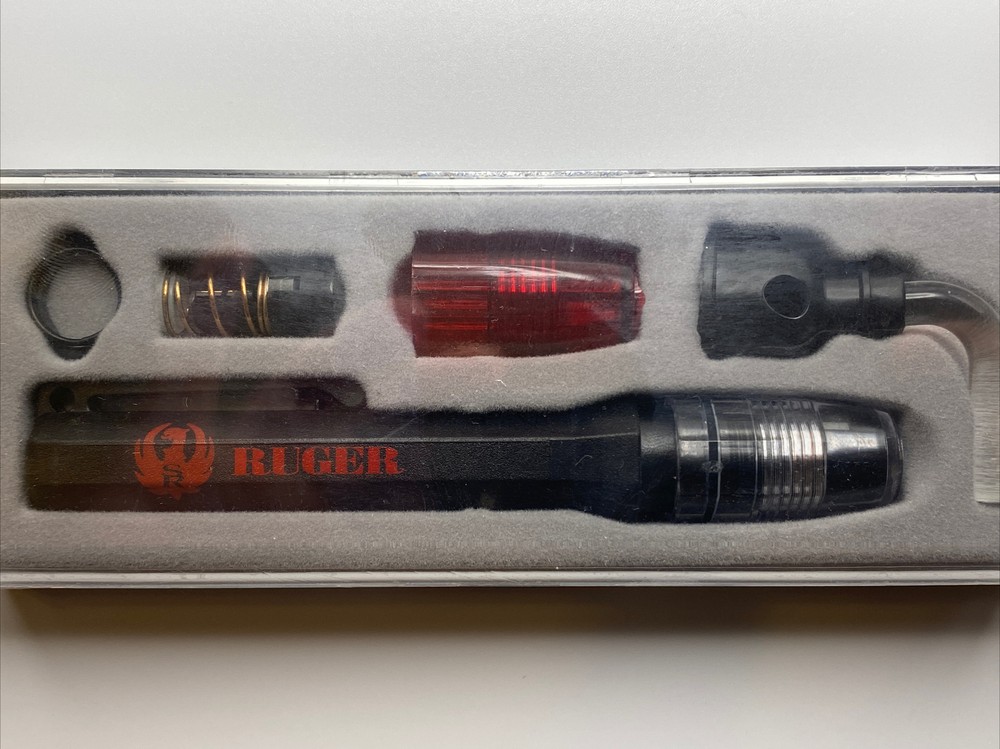 Vintage Sturm Ruger SR Logo Borescope & Flashlight Kit