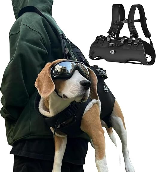 Dog Backpack Carrier for Medium Dogs Emergency Backpack, Old, Disabled, Joint...
