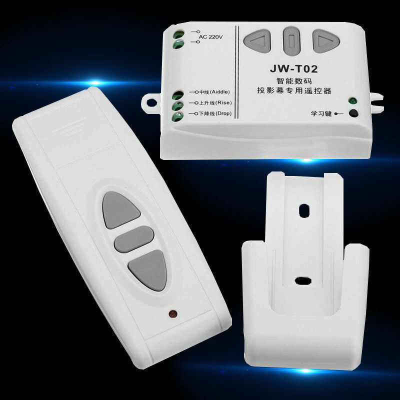 Projector Screen Curtain Wireless RF Remote Control UP DOWN Switch Blind Motoris