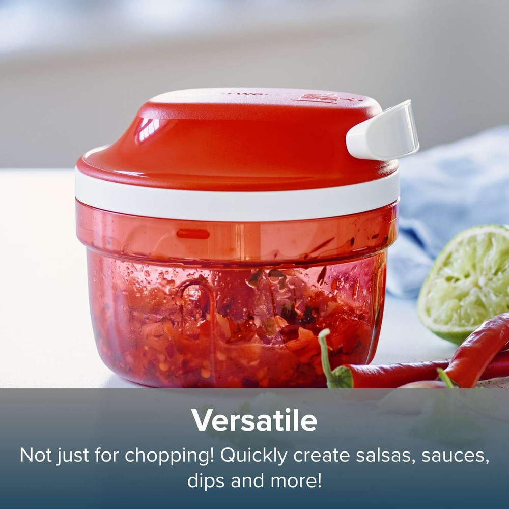 Tupperware Power Chopper Mini - Manual Food Processor - 300Ml Capacity - No Elec