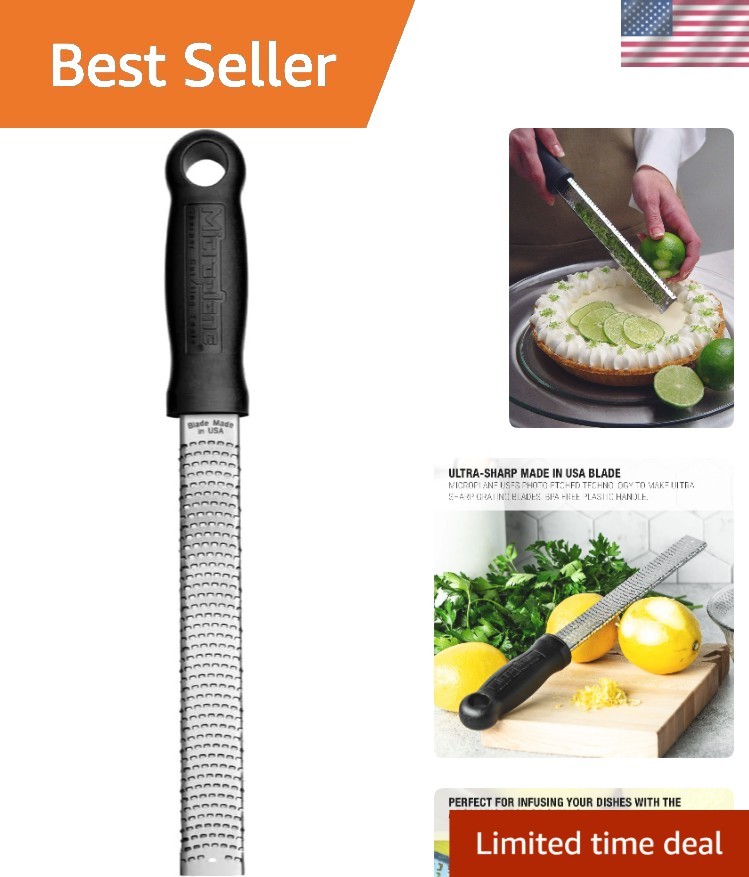 Classic Zester Grater, Black - 12 inch