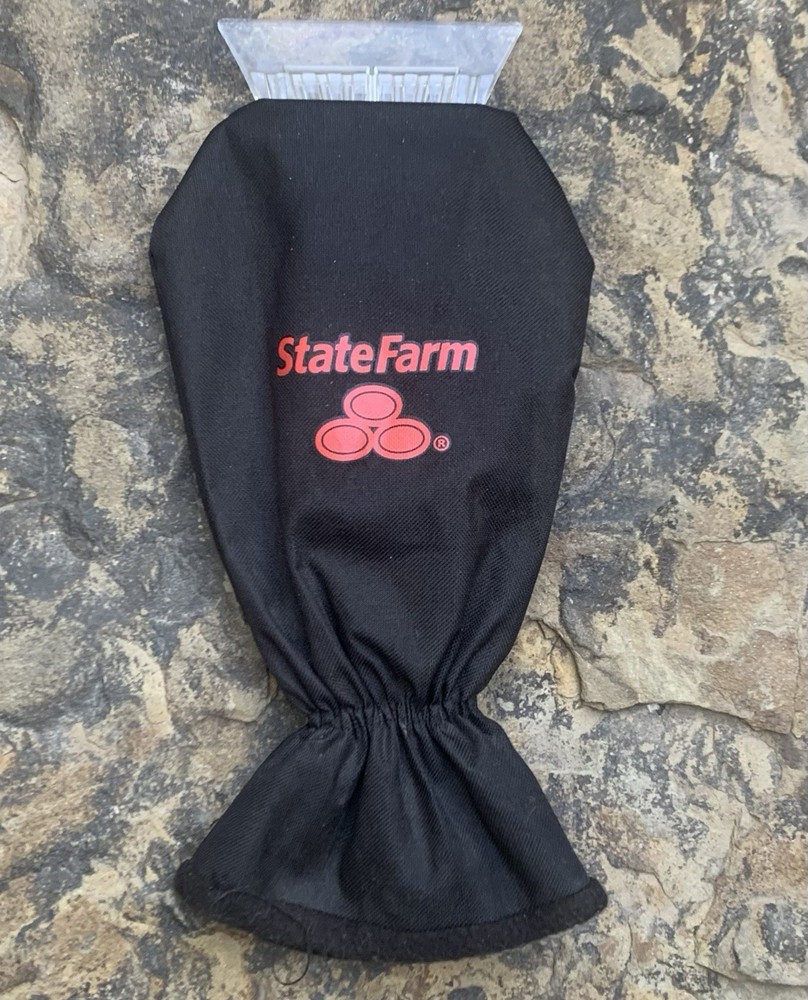 State Farm Ice Scraper Glove Mitt. Used