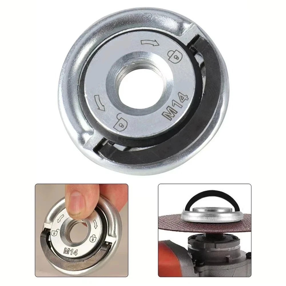 M14 Angle Grinder Quick Release Self-Locking Grinder Pressing Plate Flange Nut *