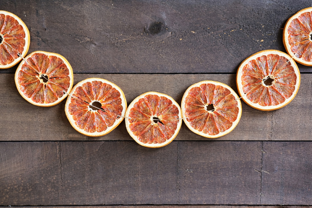 Dried Grapefruit Garland DIY Kit | Premium Dried Grapefruit Citrus Decor