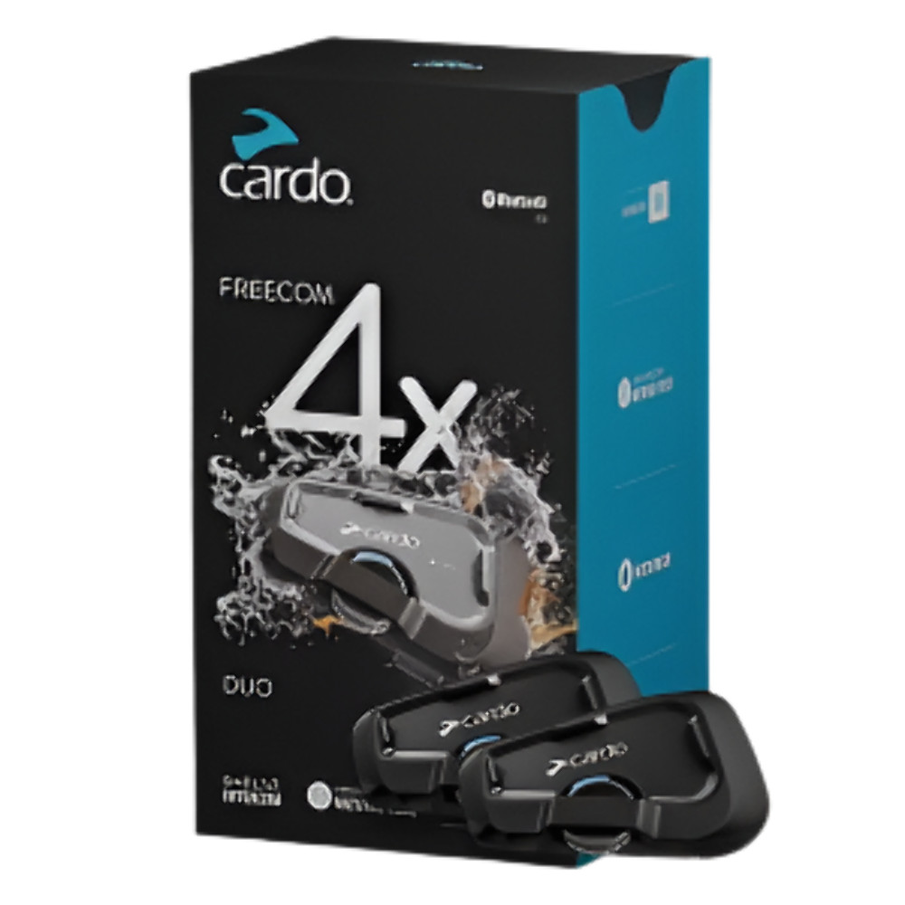 Cardo Freecom 4X Bluetooth Intercom - Duo Pack