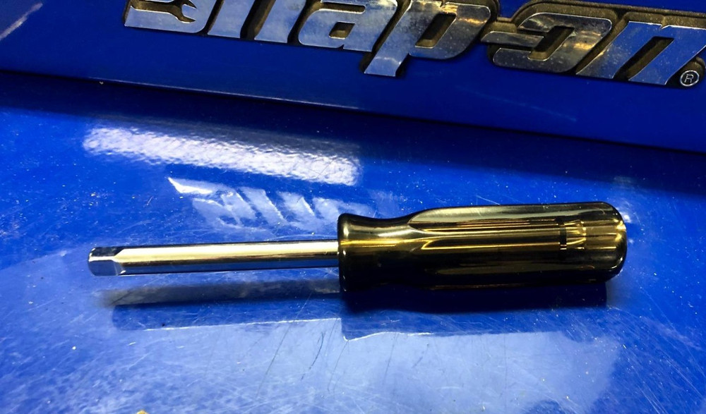 Edward Tools 1/4” Drive Spinner Handle Nut Driver - 6” Extension Ribbed Handle