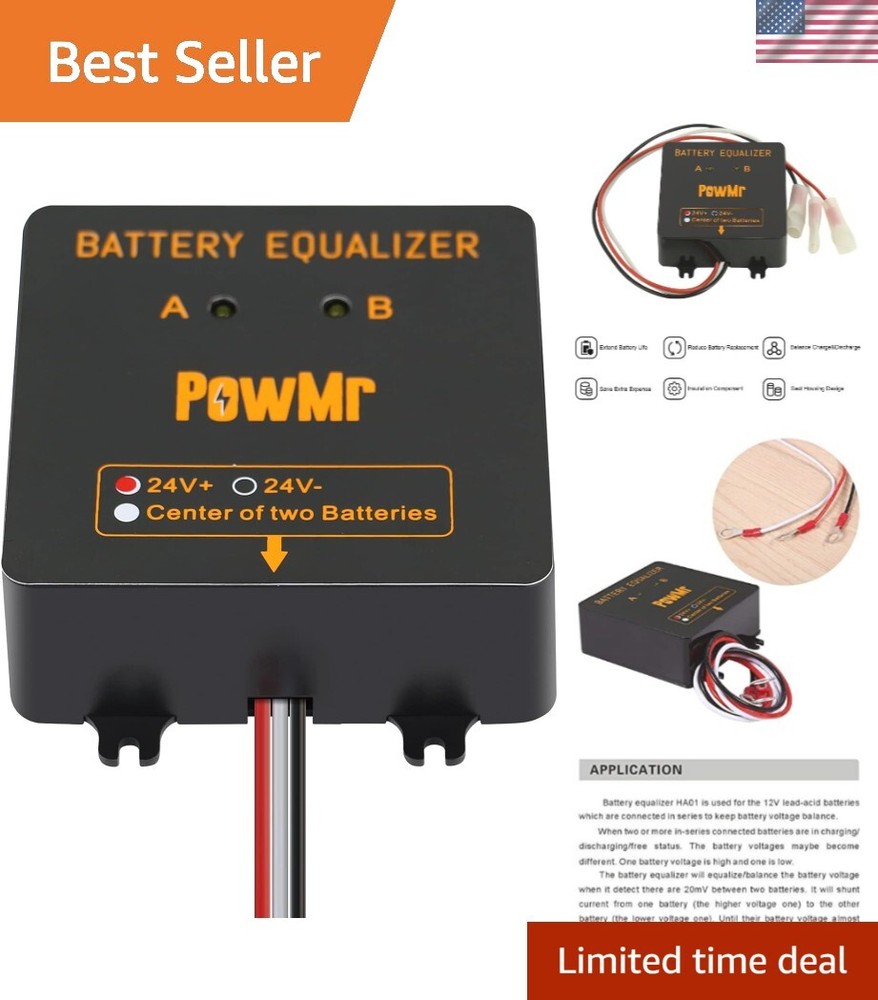 Energy-Efficient 24V Battery Voltage Balancer - Enhances Battery Longevity