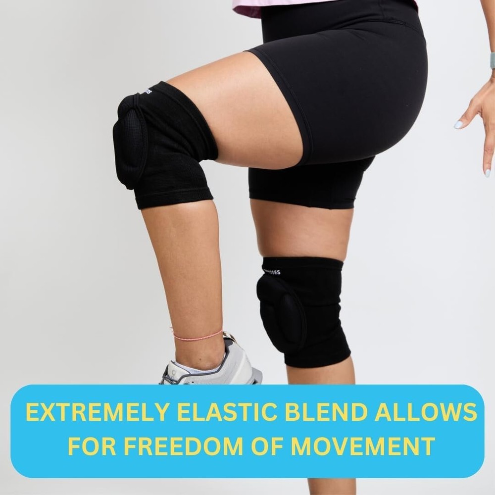 Knee Pads, Thick Sponge Anti-Slip, Collision Avoidance Knee Sleeve Medium
