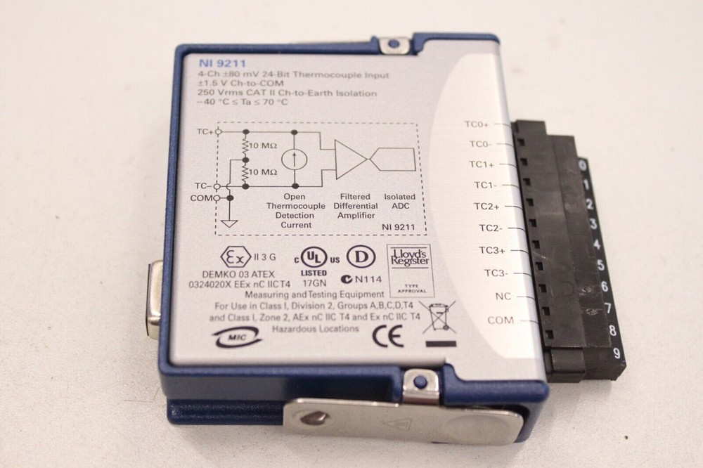 USED National Instruments NI-9211 cDAQ Temperature Thermocouple Input Module