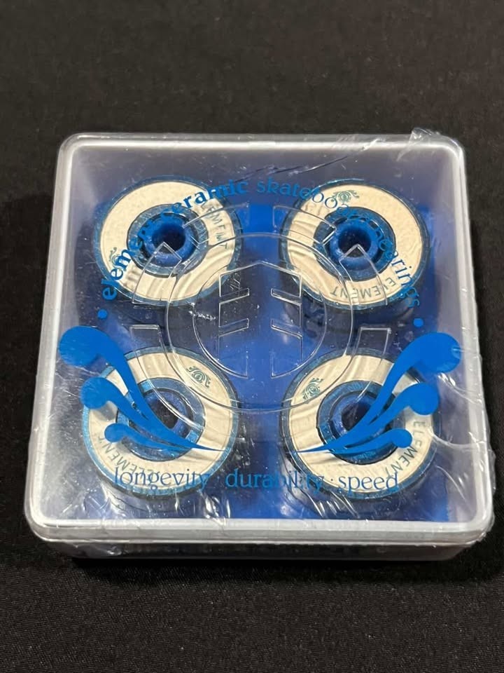 Element Skateboard Ceramic Bearings (Blue / White)
