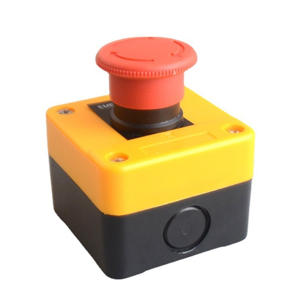 22mm Red Plastic Push Button Switch 600V 10A for Hotel and Building Use