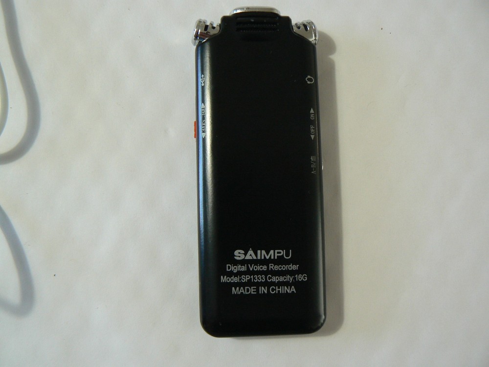 SAIMPU Digital Voice Recorder Model SP1333 - Tested Working