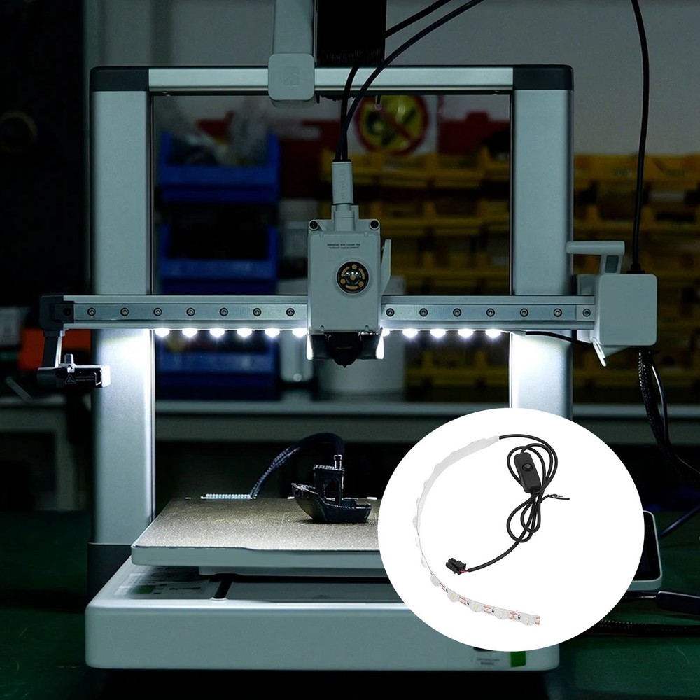 Super Bright 3D Printer LED Light Strip For A1 Easy To Use