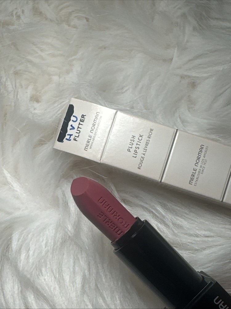 Merle Norman Plush Lipstick....Shade is FLUTTER.....NEW