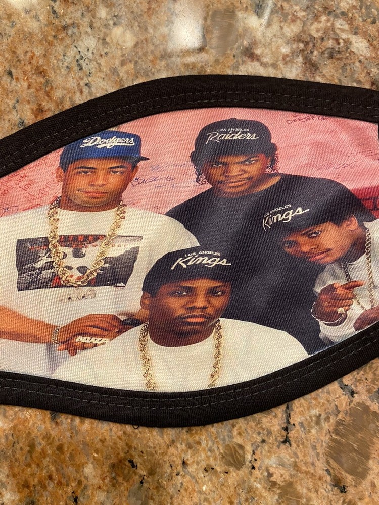 Eazy E Ice Cube NWA Compton California Face Mask Reusable Washable Double Layers