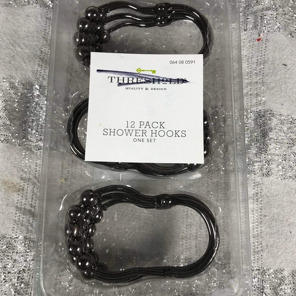 12 packs shower hooks | one set
