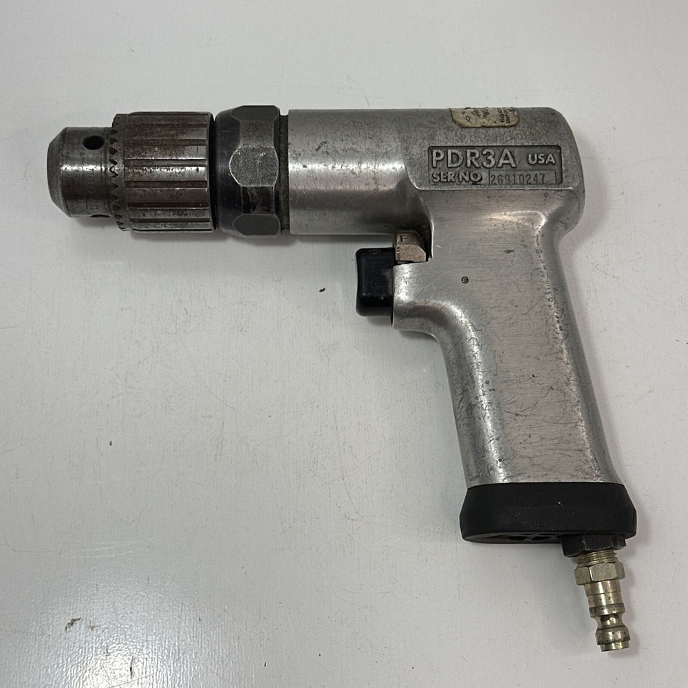 SNAP-ON PDR3A 3/8" Reversible Air Pneumatic Keyless Drill EUC